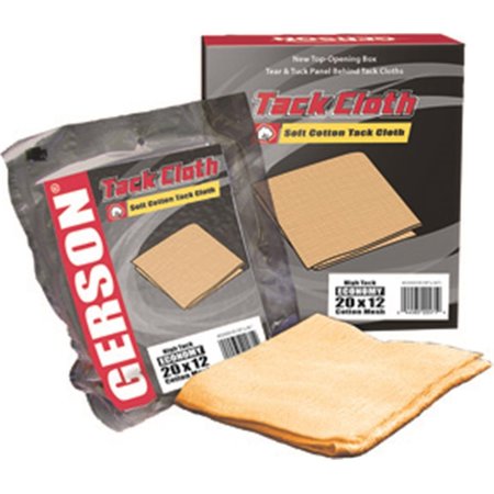 THE GERSON COMPANIES Gerson 20001R Tack Cloth- Light Tack; Economy 20 X 12 Mesh; Orange Cotton GER-20001R